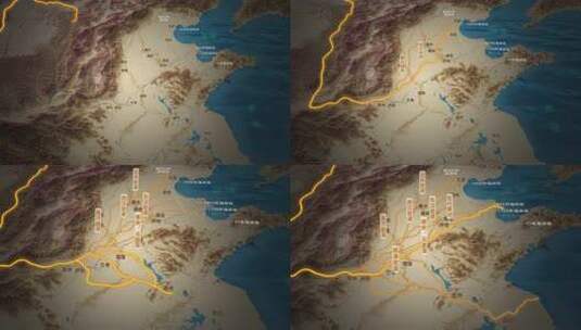 4K黄河改道（高清视频）高清在线视频素材下载