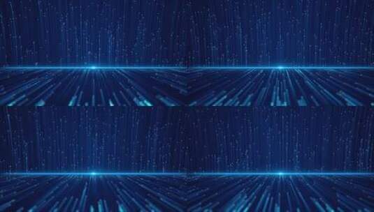 蓝色科技感粒子光线背景AE模板高清AE视频素材下载