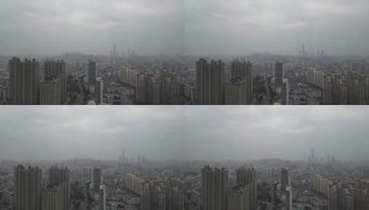 灰霾中的城市高清在线视频素材下载