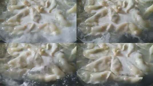美味水饺饺子高清在线视频素材下载