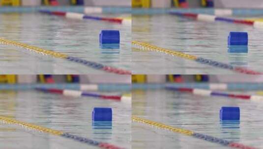 空镜头无人的游泳馆健身房游泳池高清在线视频素材下载