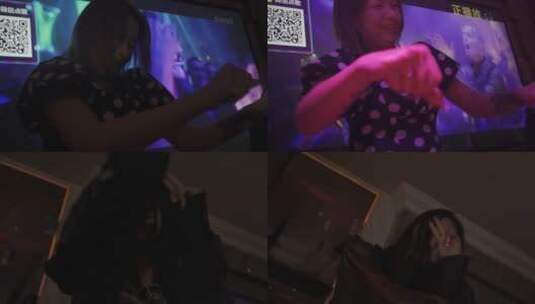 歌厅里的女人跳舞高清在线视频素材下载