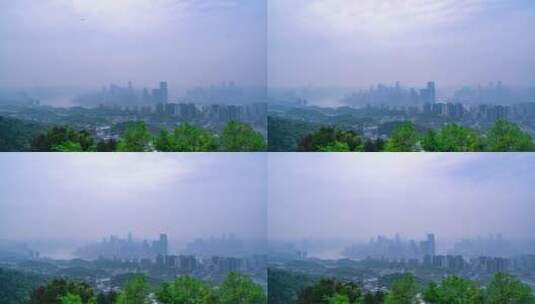 雾都大重庆全景高清在线视频素材下载