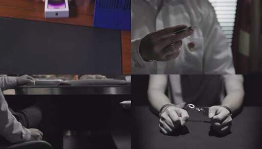 警示贪污反腐败贿赂受贿行贿高清在线视频素材下载