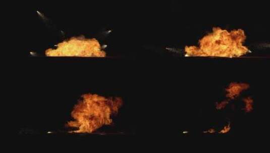 4k爆炸生成的多种火焰效果背景视频素材21高清在线视频素材下载