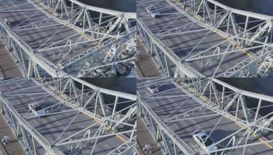 解放桥航拍高清在线视频素材下载