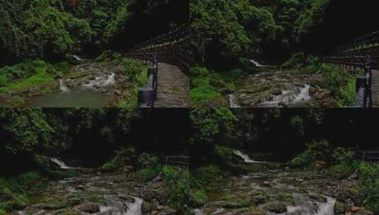 4K高清相机摄山涧小溪潺潺流水(3)高清在线视频素材下载