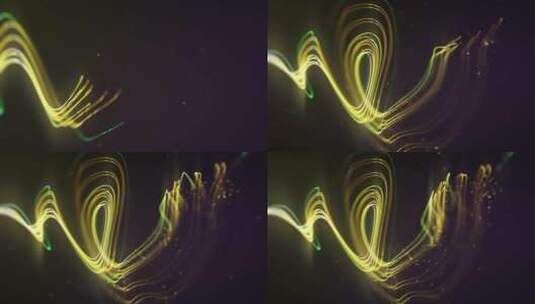 多彩粒子流线背景3高清在线视频素材下载