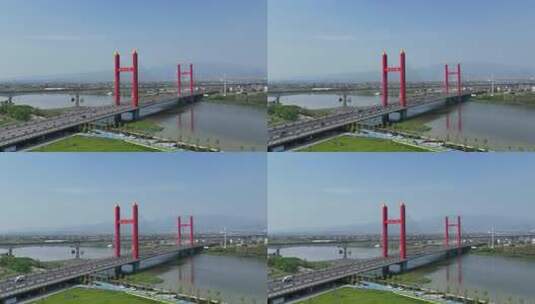 DJI_0099婺城大桥高清在线视频素材下载