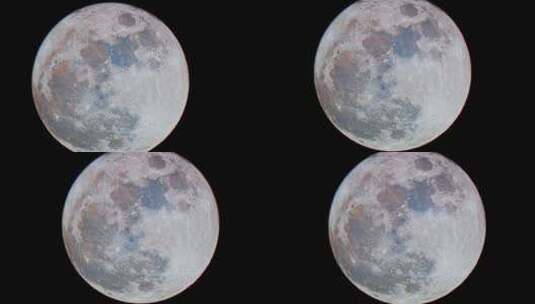 [4k]大月亮满月实拍高清在线视频素材下载