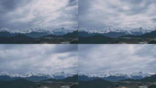云海下的梅里雪山高清在线视频素材下载