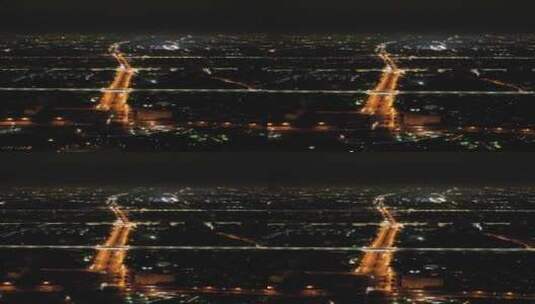 苏州东方之门夜景竖屏航拍高清在线视频素材下载