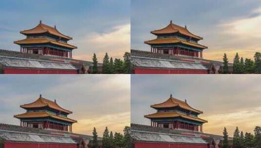 北京故宫 神武门高清在线视频素材下载