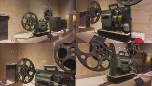老式电影播放机电影机放映机高清在线视频素材下载