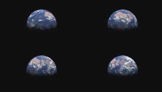 从外太空看地球高清在线视频素材下载