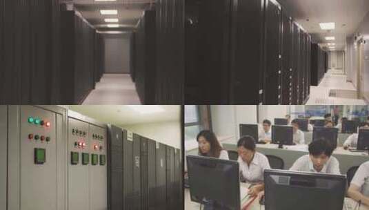 数据中心机房计算机中心数据大数据云计算高清在线视频素材下载