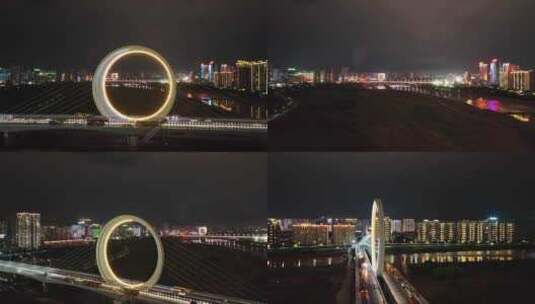 团结渭河大桥高清在线视频素材下载