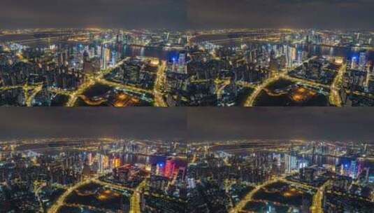 杭州_杭州市民中心航拍002高清在线视频素材下载