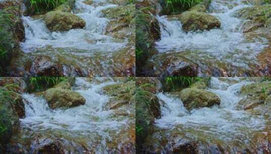 山涧溪流小河泉水流水高清在线视频素材下载