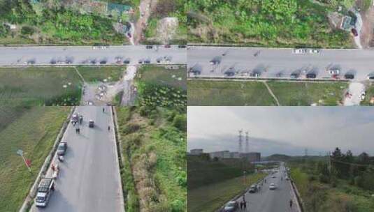 桂林66号公路航拍高清在线视频素材下载