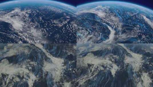 全球气候温室效应海洋洋流三维动画高清在线视频素材下载