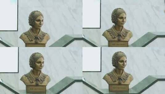 南丁格尔-雕塑高清在线视频素材下载
