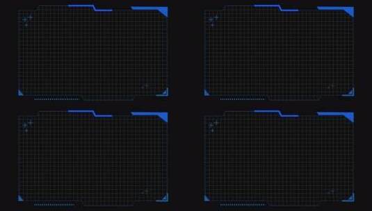 科技感边框 视频素材高清在线视频素材下载