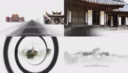 中国风水墨图文展示高清AE视频素材下载