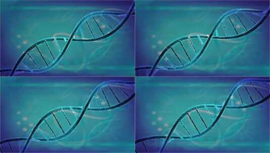 DNA分子，双螺旋链高清在线视频素材下载