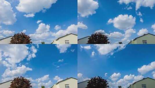 天空中云景延时拍摄镜头高清在线视频素材下载