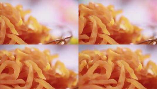 红薯干地瓜干白薯片高清在线视频素材下载