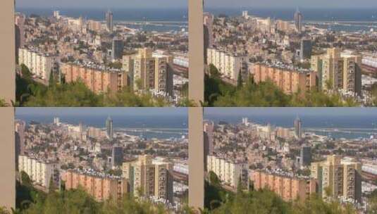 俯瞰公寓和建筑大楼高清在线视频素材下载