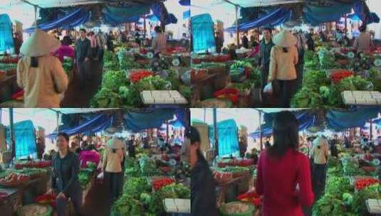 越南开放市场高清在线视频素材下载