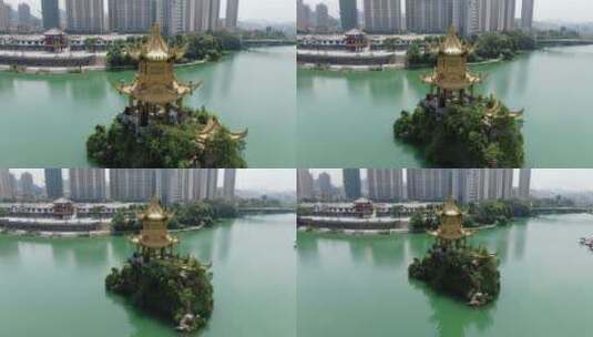 贵州铜仁古城航拍高清在线视频素材下载