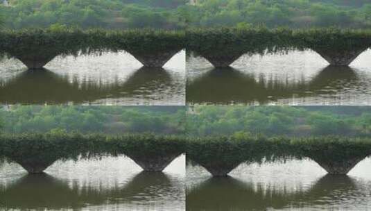 乡村古桥小溪流水高清在线视频素材下载