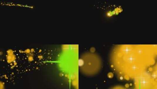 金色粒子路径光线8高清在线视频素材下载