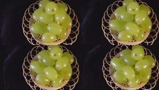 新疆水果马奶葡萄水晶葡萄高清在线视频素材下载