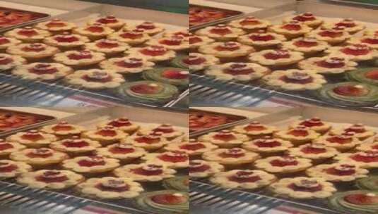 圣诞草莓甜品高清在线视频素材下载