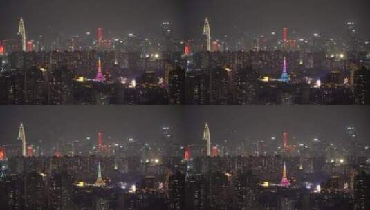 4K深圳世界之窗烟花高清在线视频素材下载