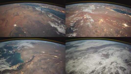 从太空看地球1高清在线视频素材下载