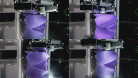 3D打印机工作高清在线视频素材下载