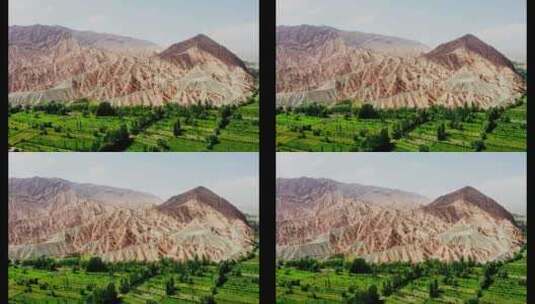 戈壁 草原 荒山 新疆高清在线视频素材下载