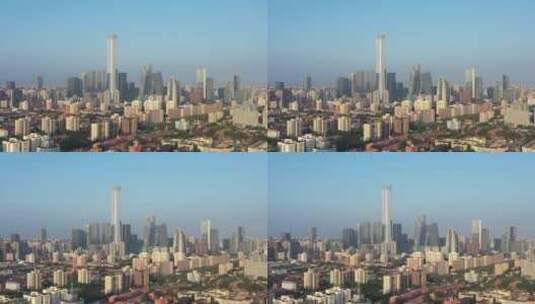 北京航拍国贸cbd央视大楼电视台高清在线视频素材下载