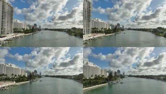 迈阿密海滩航空高清在线视频素材下载