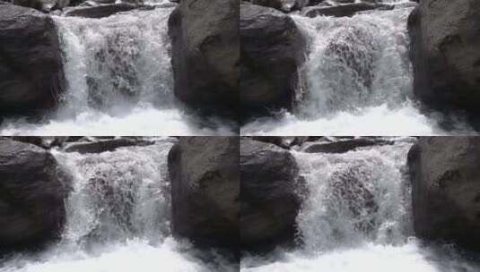 瀑布流水高清在线视频素材下载