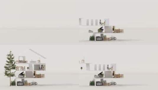 家装设计3d动画高清在线视频素材下载