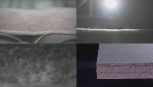 黄麻床垫工艺制造高清在线视频素材下载