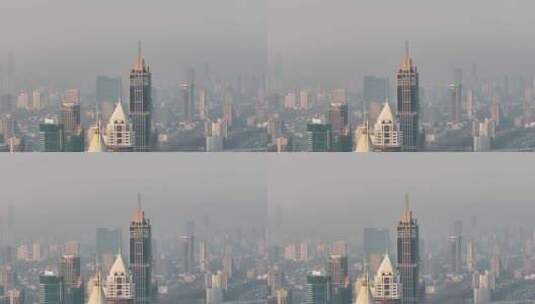 上海新天地 城市风光航拍高清在线视频素材下载