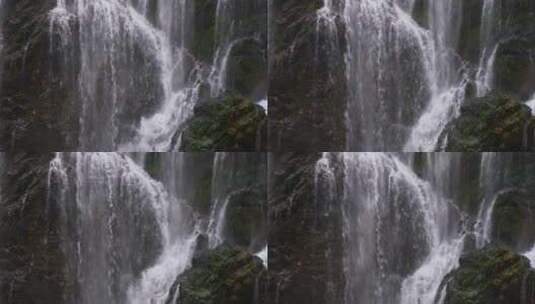 瀑布流水飞溅水花高清在线视频素材下载