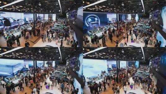 2024北京车展现场实拍高清在线视频素材下载